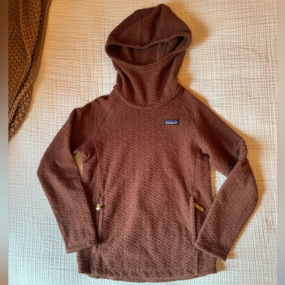 Patagonia Brown Quilted Hooded Pullover